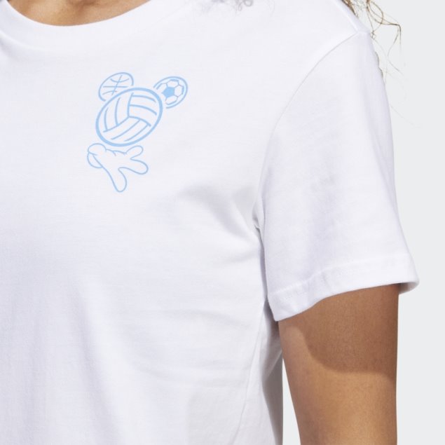 Adidas Camiseta Deportiva Disney Blanca