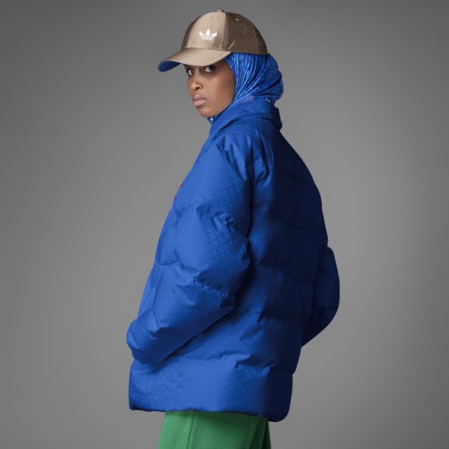 Chamarra Acolchada Adicolor Heritage Now Monogram Adidas Real