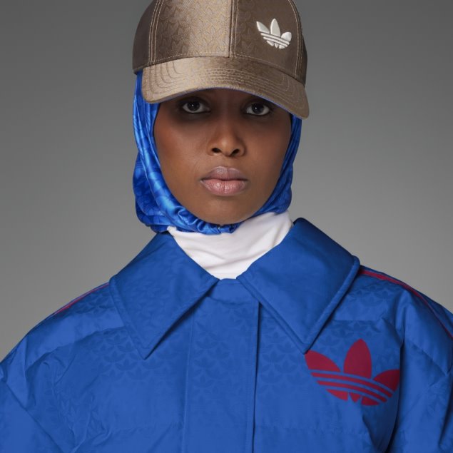 Chamarra Acolchada Adicolor Heritage Now Monogram Adidas Real