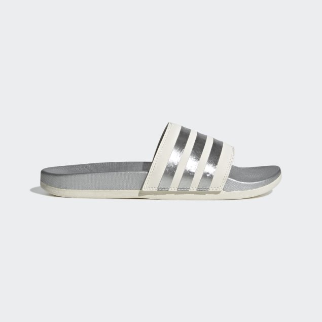 Chanclas Adidas Adilette Confort Plata