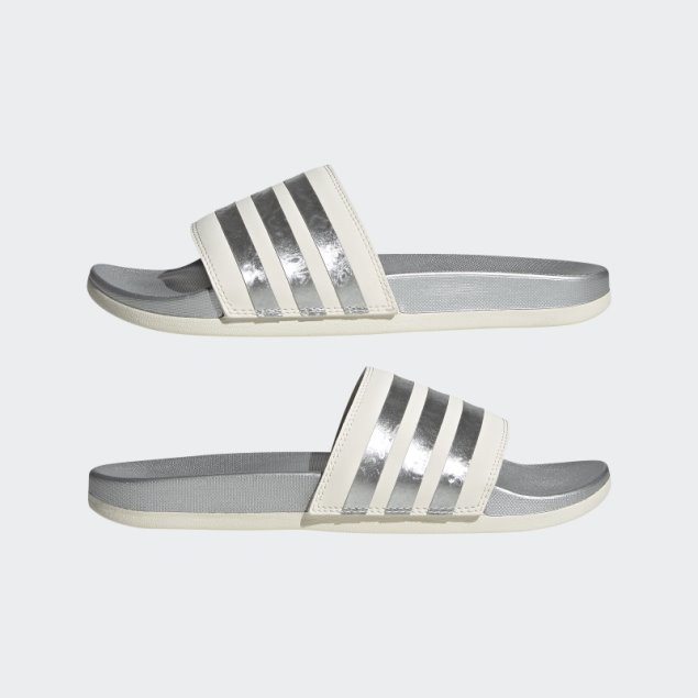 Chanclas Adidas Adilette Confort Plata