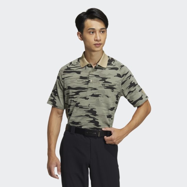 Polo De Camuflaje Go-to Adidas De Cáñamo