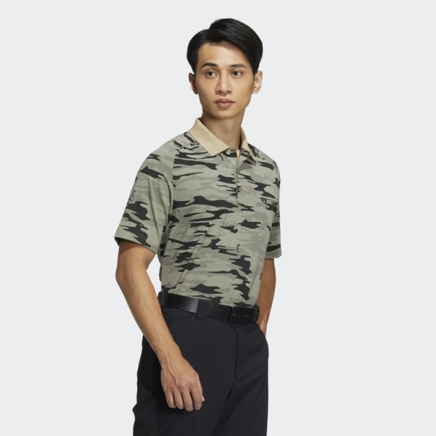 Polo De Camuflaje Go-to Adidas De Cáñamo
