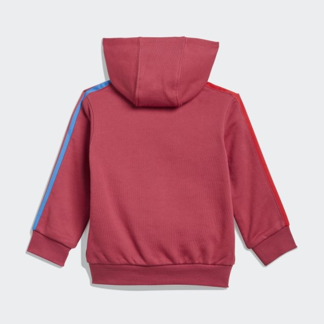 Conjunto De Sudadera Con Capucha Y Cremallera Adicolor Rosa Adidas