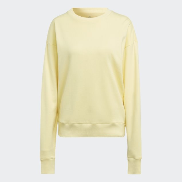 Sudadera Holgada Studio Lounge Amarilla Adidas