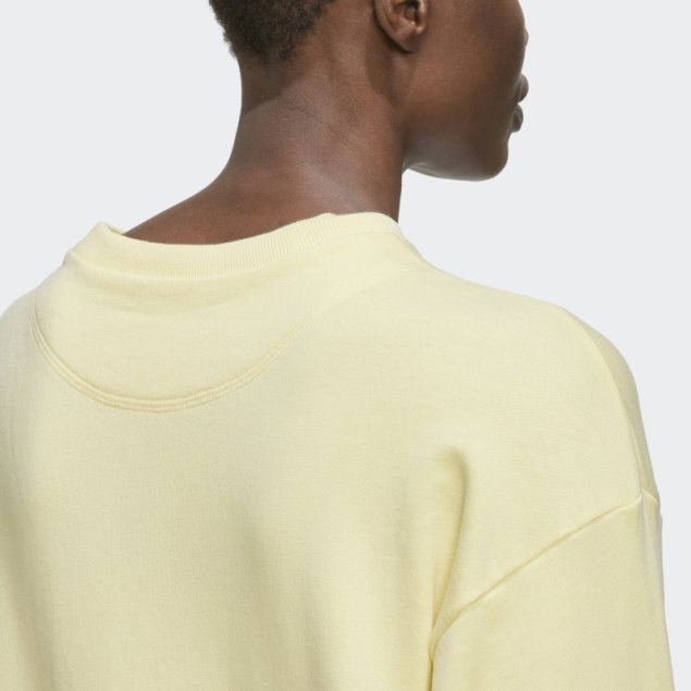Sudadera Holgada Studio Lounge Amarilla Adidas