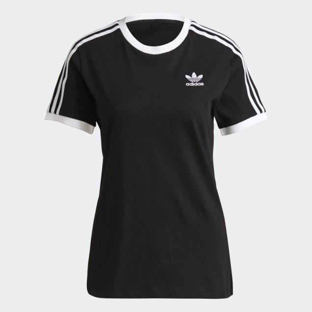 Camiseta Adidas Adicolor Classics 3 Rayas Negro