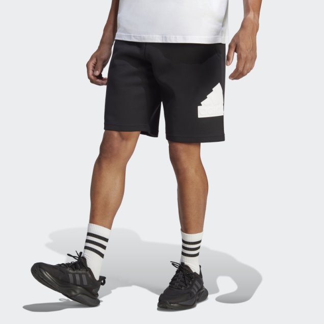 Moda Adidas Future Icons Insignia De Sport Shorts Blanco