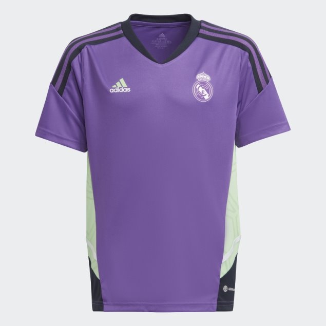 Adidas Real Madrid Condivo 22 Camiseta De Entrenamiento Violeta