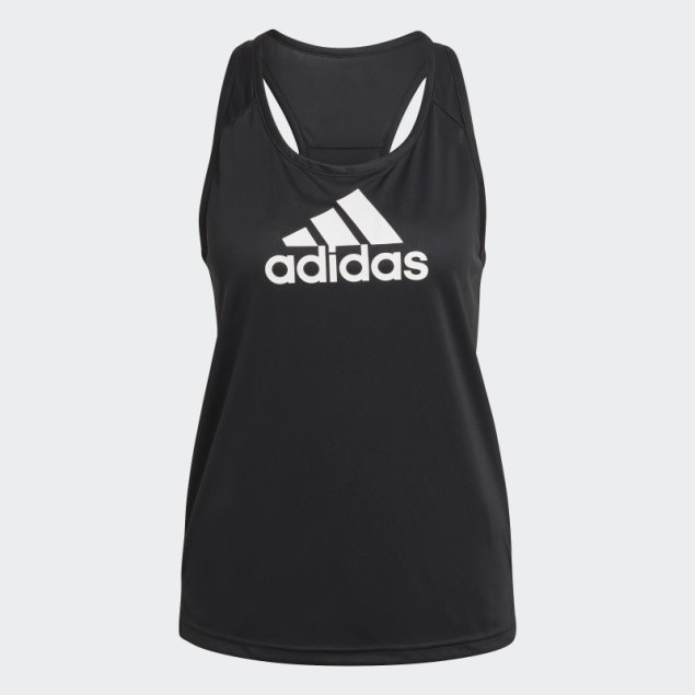 Adidas Aeroready Diseñado 2 Move Logo Sport Camiseta Sin Mangas Negra