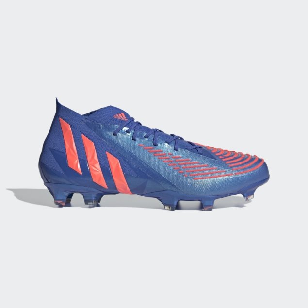 Azul De Alta Resolución Adidas Predator Edge.1 Tacos Para Suelo Firme