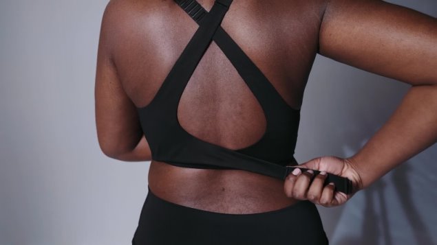 Sujetador Adidas Fastimpact Luxe Run High-support Negro