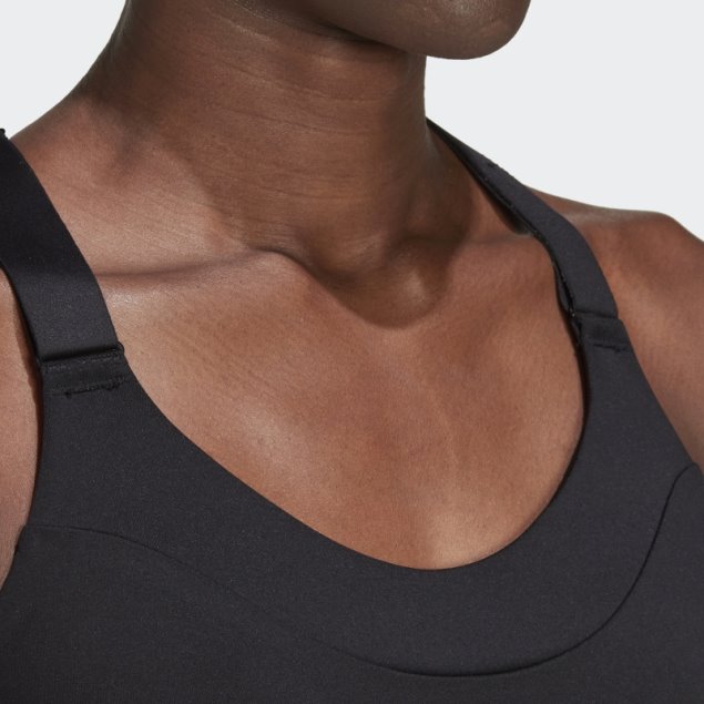 Sujetador Adidas Fastimpact Luxe Run High-support Negro