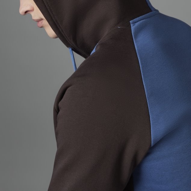 Colorblock French Terry Sudadera Con Capucha Acero Adidas