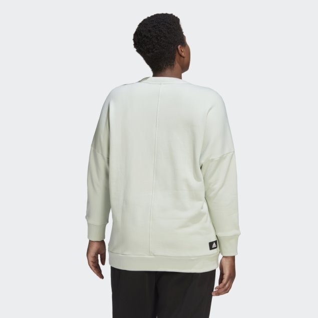 Sudadera Iconos Futuro Logo De Sport (tallas Grandes) Verde Adidas