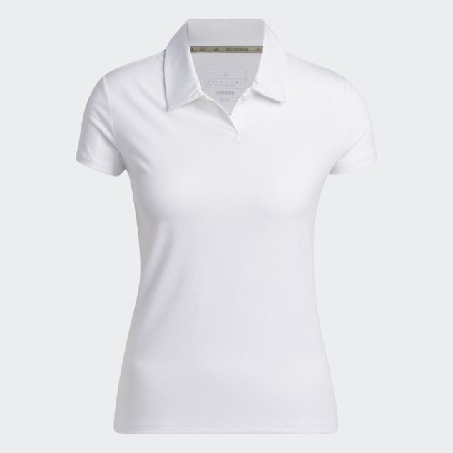 Polo Adidas Blanco Melange Go-to Jaspeado
