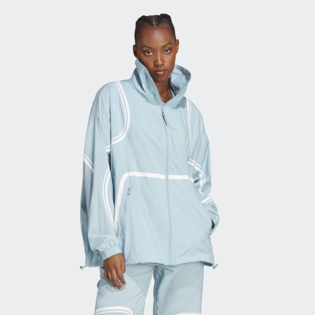 Adidas By Stella Mccartney Truepace Chaqueta Tejida Gris Ceniza