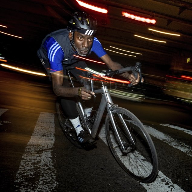 Maillot Ciclista Manga Corta Azul Adidas