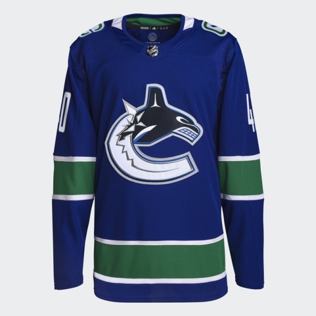 Royal Adidas Canucks Pettersson Casa Auténtica Camiseta