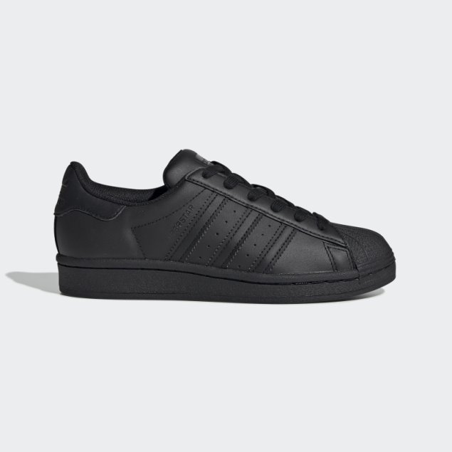 Zapatillas Superestrella De Moda Adidas Negras