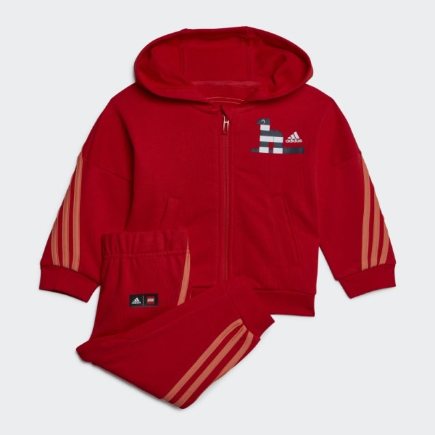 Adidas X Classic Lego Conjunto De Chaqueta Y Pantalón Rojo