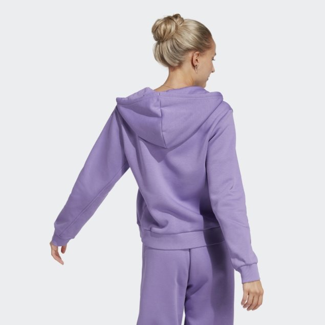 Adidas Sudadera Con Capucha Y Cremallera Completa Violeta All Szn