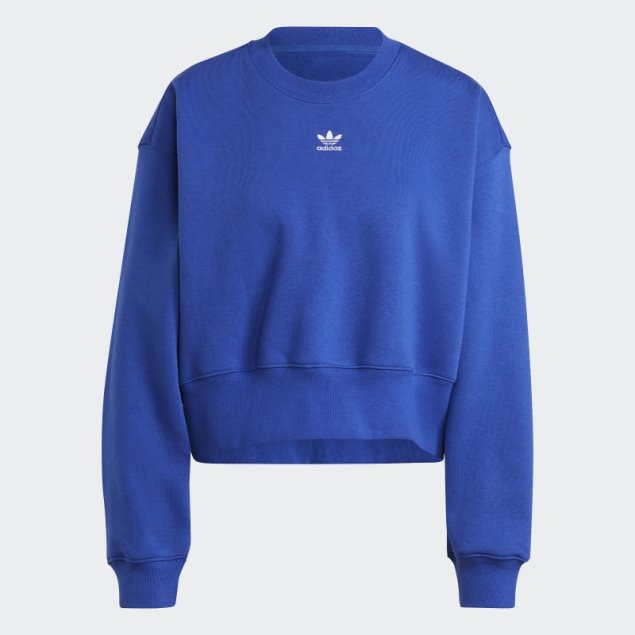 Sudadera Adicolor Essentials Crew Azul Adidas