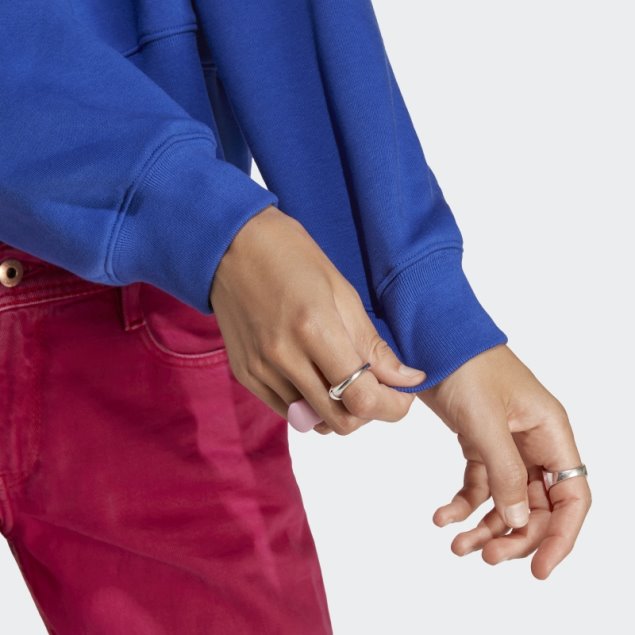 Sudadera Adicolor Essentials Crew Azul Adidas