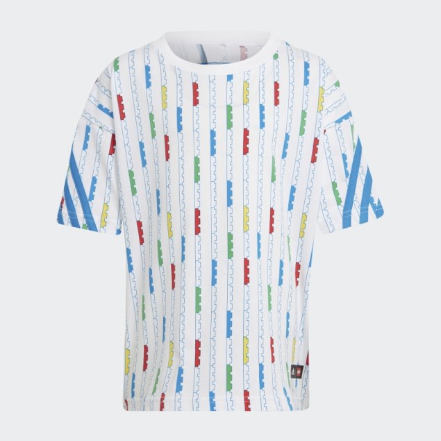 Camiseta Adidas X Classic Lego Blanca Caliente