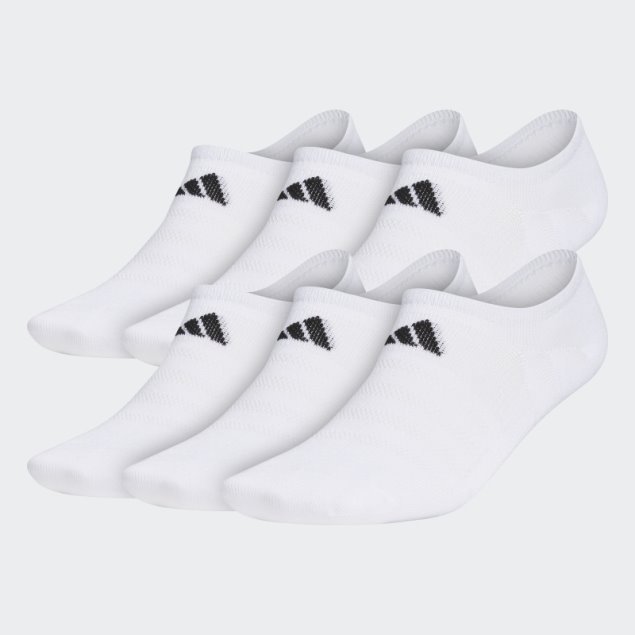 Adidas Superlite Super-no-show Calcetines Blancos 6 Pares