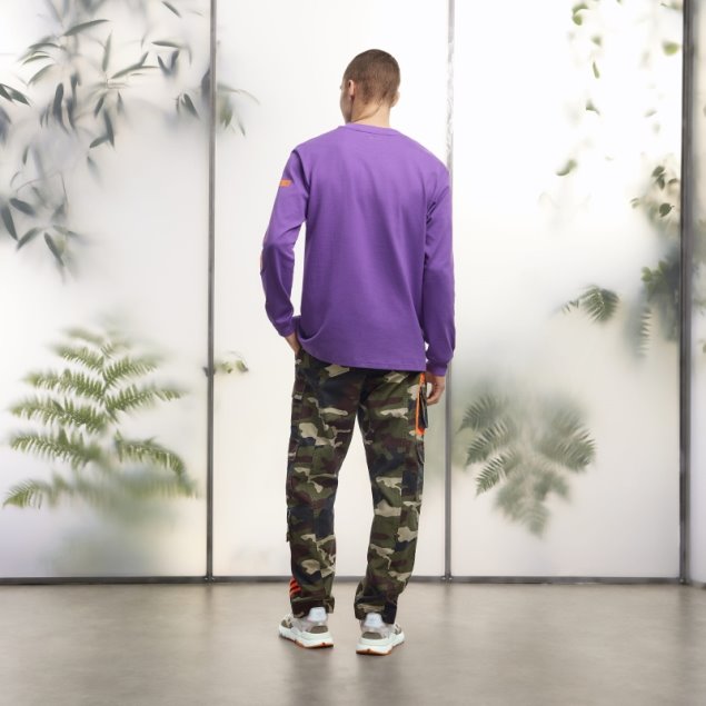 Camiseta Gráfica De Manga Larga Morada (todos Los Géneros) Adidas