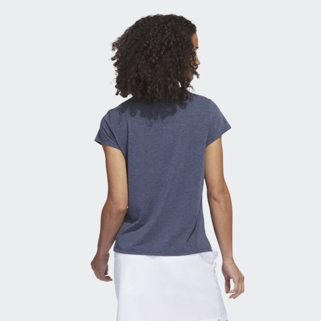 Polo Jaspeado Go-to Adidas Azul Marino