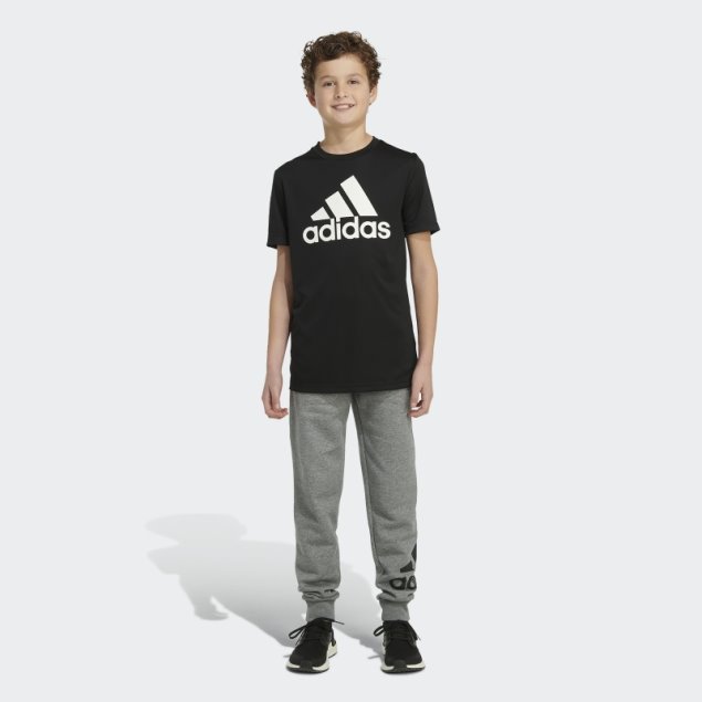 Joggers De Algodon Essentials Gris Antracita Adidas