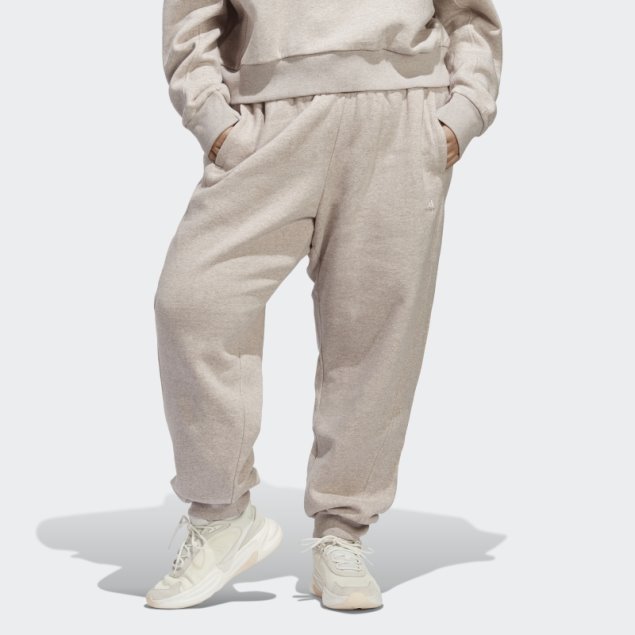 Adidas Taupe Mel All Szn Pantalones De Lana (tallas Grandes) Moda