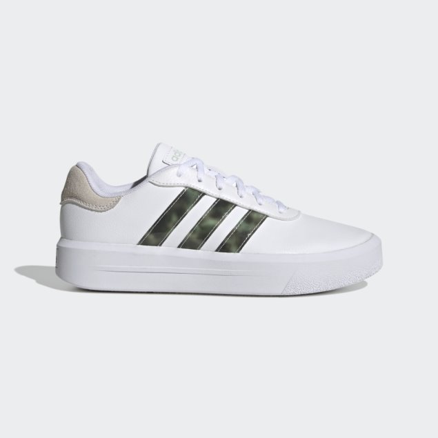 Tenis Adidas Blancos Con Plataforma
