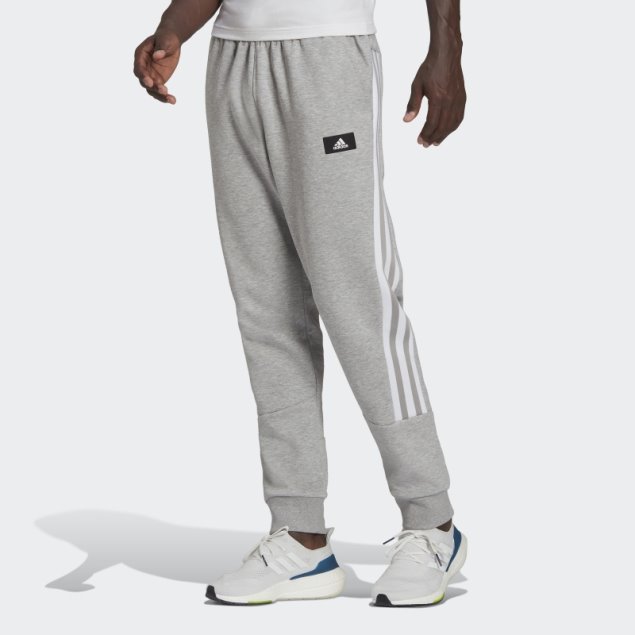 Pantalones Adidas Future Icons Tres Rayas Gris Medio
