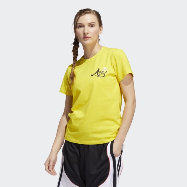 Camiseta Adidas Lailaa Amarilla