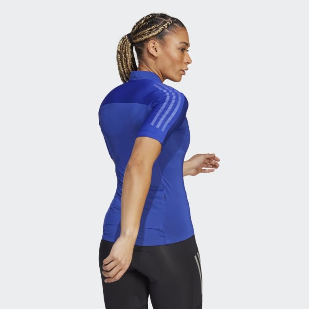 Maillot Ciclista Manga Corta Adidas Azul