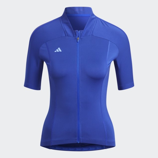 Maillot Ciclista Manga Corta Adidas Azul