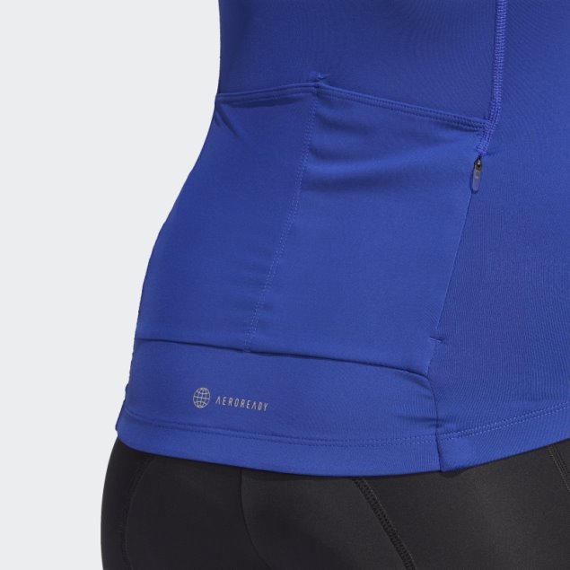 Maillot Ciclista Manga Corta Adidas Azul