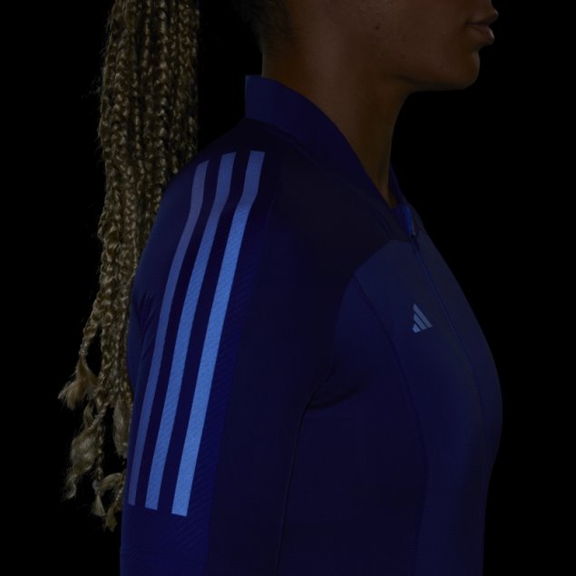 Maillot Ciclista Manga Corta Adidas Azul