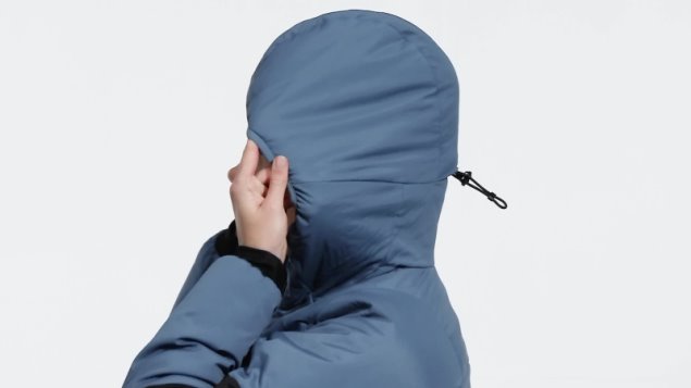 Chaqueta Con Capucha Steel Terrex Techrock Stretch Primaloft Adidas