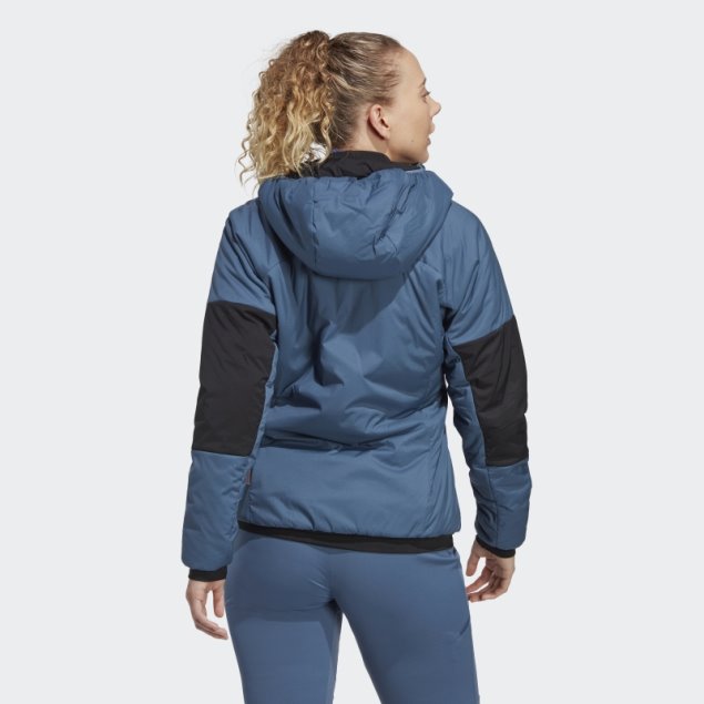 Chaqueta Con Capucha Steel Terrex Techrock Stretch Primaloft Adidas