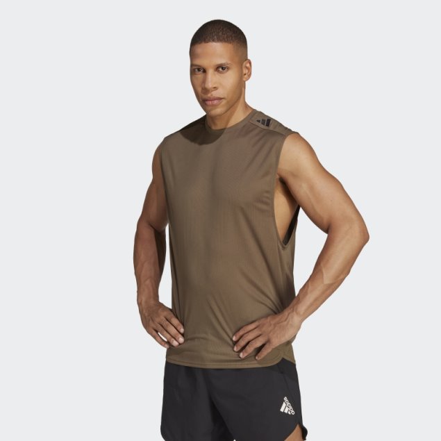 Camiseta Sin Mangas Hiit De La Serie Pro Diseñada Para Entrenar Seleccionada Por Cody Rigsby Oliva Adidas