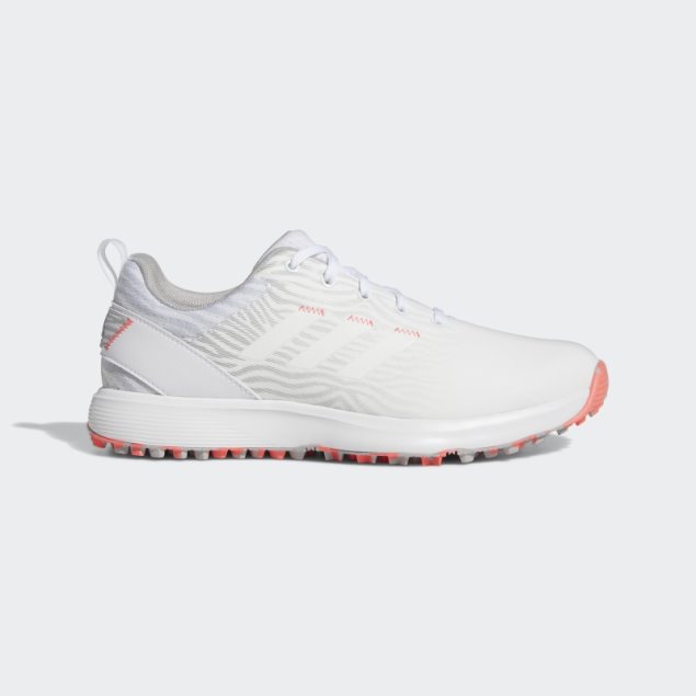Blanco Adidas Mujer S2g Zapatos De Golf Sin Clavos