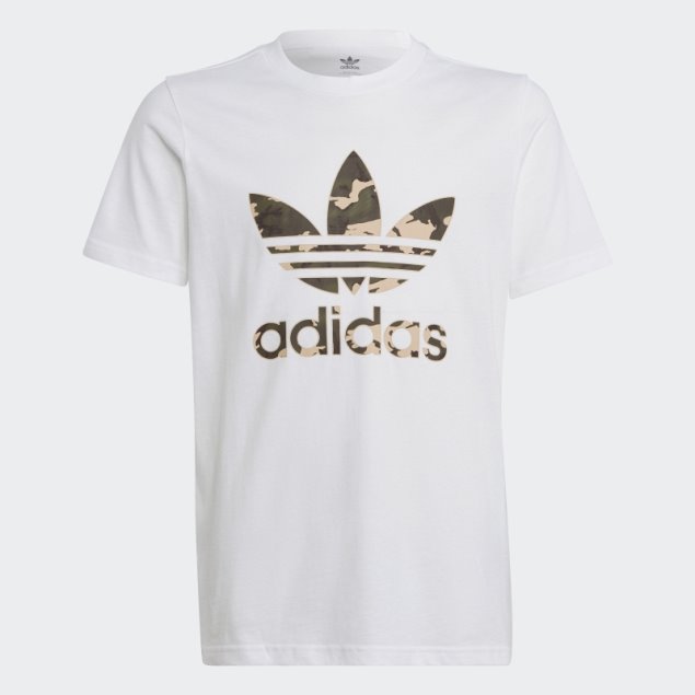 Camiseta Camo Adidas Blanca