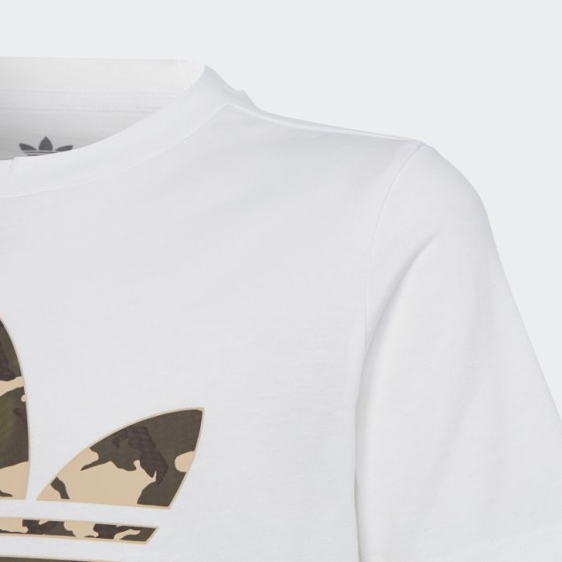 Camiseta Camo Adidas Blanca