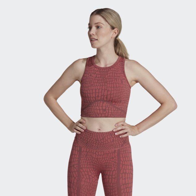 Sujetador Texturizado De Sujeción Ligera Formotion Sculpt Adidas Burdeos