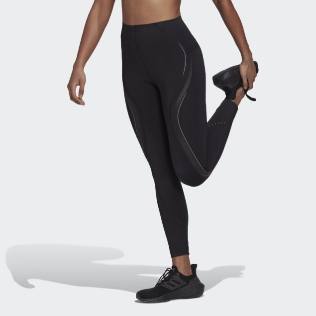 Leggings De Entrenamiento 7/8 Negros Hiit Luxe 45 Segundos Adidas