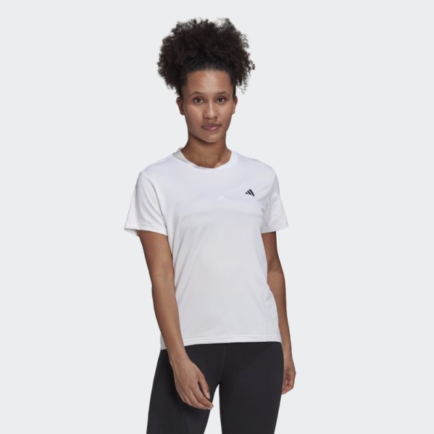 Adidas Aeroready Made For Training Camiseta Minimalista Blanca